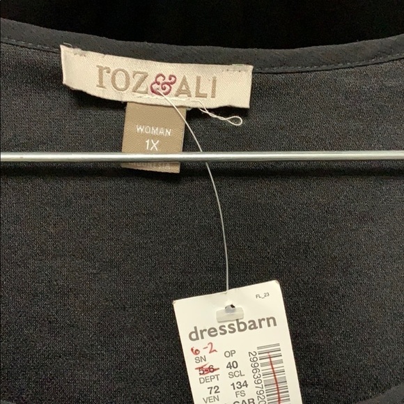 ROZ & Ali Polyester Shirt NWT - Picture 3 of 6